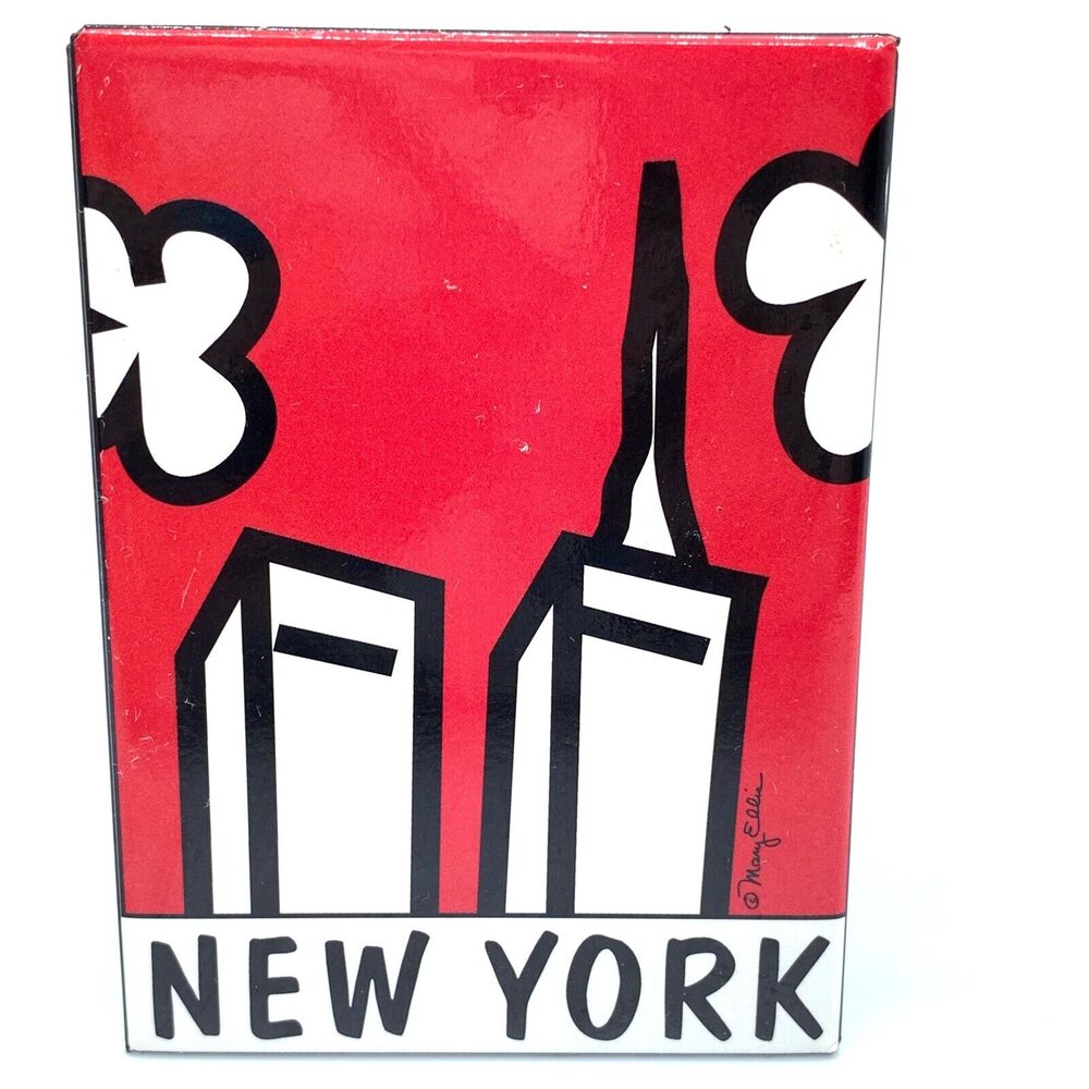New York Mary Ellis Souvenir Fridge Magnet 3.5"